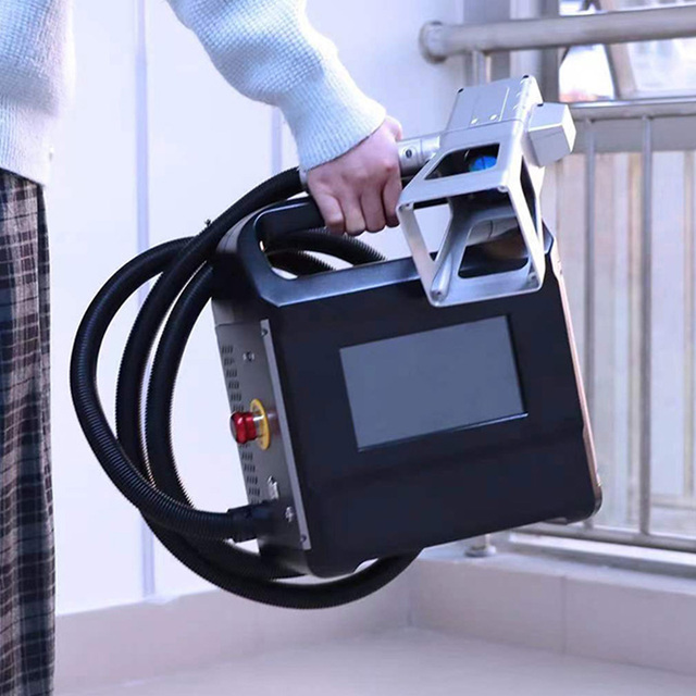 Portable Mini Metal Plastic Automated Handheld Laser Marker Marking Machine