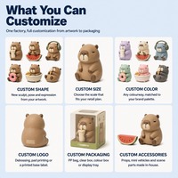 Figurine personnalisée en PVC pour boîte mystère, mini figurine ODM OEM, jouet en vinyle mignon avec accessoires pour décoration de bureau