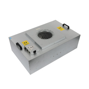 Laboratorio de setas Sala limpia 4x2 FFU 120V 50Hz Motor de 3 velocidades H14 Fabricación de HEPA Nueva condición usada Industrias aplicables - Product Image 5