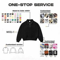 Sweat à capuche personnalisé pour homme avec logo en tissu éponge et fermeture éclair, idéal pour le Brésil, style décontracté, coutures renforcées, haute qualité, manches longues, impression en relief, MOQ 1