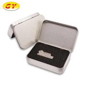 Bluk Kaleng Logam Berengsel Kecil Persegi Panjang Grosir - Product Image 4