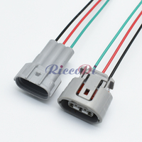 1 Juego de Conectores Eléctricos de 3 Pines TS para Alternador de Automóvil, Enchufe para Faros Delanteros para Lexus 6188-0282 6189-0443