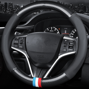 Fashnable-funda para <span class=keywords><strong>volante</strong></span> de coche de cuero y PVC, cubierta para <span class=keywords><strong>volante</strong></span> de coche, <span class=keywords><strong>tipo</strong></span> <span class=keywords><strong>D</strong></span>, para deportes - Product Image 5