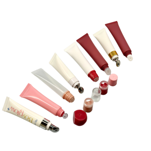 Tube de brillant à lèvres vide en plastique BOYGLOW 14ML avec bouchon à vis, applicateur souple personnalisable, emballage cosmétique - Product Image 1