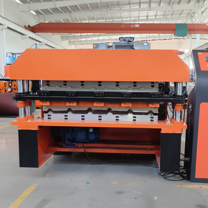 Machines de fabrication de toitures en tuiles galvanisées avec panneau roulant bas Rouleau de tôle de toit de portée formant la machine Prix d'usine - Product Image 1