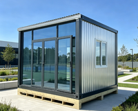 Unidad de Vivienda Modular de Vidrio Aislada y Prefabricada para Oficina en Casa / Estudio en el Patio Trasero / Pequeño Salón de Café