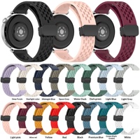 Bracelet en silicone officiel pour Watch GT5 18/20/22MM avec boucle à pression