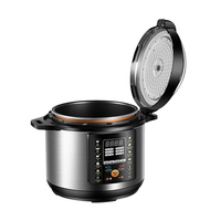 Cuisinière électrique à pression 1200W 8 litres 13-en-1 en acier inoxydable, double cuve, vente en gros usine
