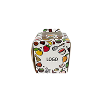 Boîte à gâteau mousse élégante personnalisée boîtes à gâteaux de mariage et de Noël avec design triangulaire portable pour un emballage pratique