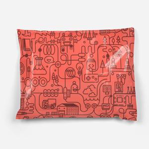 Custom logo printed Perfect Printing coloured <strong>polythene</strong> mailing <strong>bags</strong> - Product Image 1