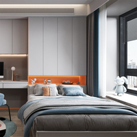 Armoire d'angle moderne BOSNiE pour chambre à coucher, design en L, gain de place, écologique, durable, facile à assembler, armoire sur mesure