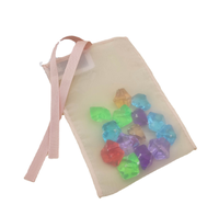 Sac d'aromathérapie à logo personnalisé sac cadeau en organza crypté de bijoux en gros