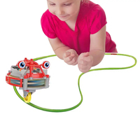 Jouet robot gyroscopique auto-équilibrant pour enfants, en plastique durable et fil d'acier, type trottinette à une roue, avec technologie créative et fonction fidget spinner