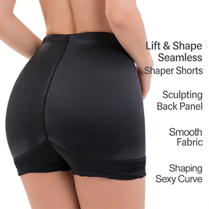 Padded Buttock Butt Lifter Fixed Sponge Cushion Ass Underwear Enhancer Tummy Control <strong>Panties</strong> Fajas Colombianas <strong>Girdles</strong> - Product Image 2