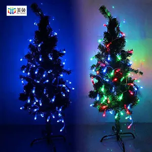 Grosir Lampu Tali Piksel Led RGB Penuh Warna Dapat Diprogram DC5V Modul LED Ws2811 12Mm Tahan Air Lampu Pintar Piksel Natal