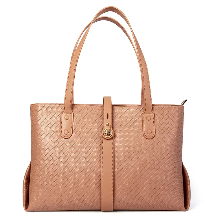 New Trend Women's Shoulder Bags Fashion Woven Bags Tote Bag PU Leather