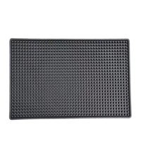 Vente en gros de tapis en silicone thermo-isolé de meilleure qualité pour la cuisine nouveau design de tapis de bar en caoutchouc pour vidange de café cocktail base en plastique PVC