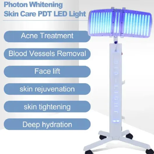 למעלה במגמת מוצרי 2023 Pdt Led טיפול באור אקנה טיפול טיפוח עור אדום טיפול באור Led אור טיפול מכונה Pdt