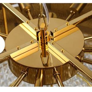 JYLIGHTING kitchen fixtures indoor home decoration ottone antico <span class=keywords><strong>bronzo</strong></span> design appeso lampadario di lusso con lampade di cristallo - Product Image 3