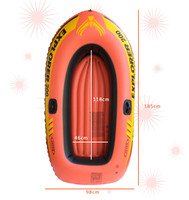 Bateau pneumatique Intex en PVC pas cher d'usine, bateau à rames manuel, bateau d'aventure aquatique et de pêche