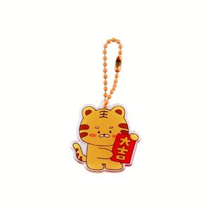 Adorable Animal <b>Keychain</b>, Cartoon Cute Pet <b>Keychain</b>, Decoration for Schoolbag Pendant, Gift, Acrylic Hanging Ornament - Product Image 1