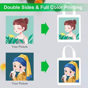 Sacs fourre-tout en non-tissé avec logo personnalisé, vente en gros, sacs de shopping réutilisables, sacs cadeaux pour la promotion d'entreprise - Product Image 5