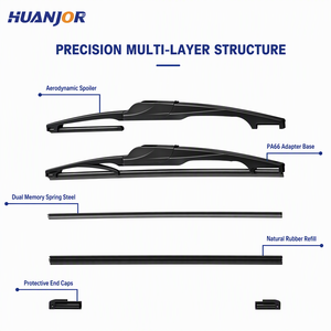 ใบปัดน้ำฝนหลังรถยนต์อเนกประสงค์ SUV Hatchback สำหรับกระจกหลัง ทำจากยางธรรมชาติ ใช้ได้ทุกสภาพอากาศ สำหรับรถยนต์ทั่วไป แบบ OE - Product Image 3