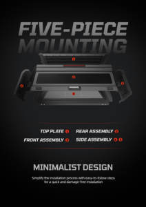 En stock, livraison rapide, couvre-caisse de camion, double cabine, auvent en aluminium pour Ford F150, GMC Sierra <span class=keywords><strong>1500</strong></span>, Toyota Tundra - Product Image 4