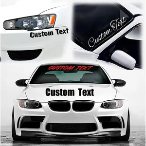 Custom Printed Bumper Sport Racing Auto Window, Full Body Cut Out Vinyl Lettering, Transfer Decals, PVC Car Stickers