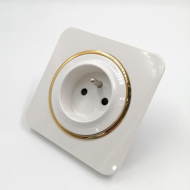 Home Wall Switches Switches Gang Metal Modern Home Electrical and Socket Panel Hotel Smart Fan Home Electrical Switches E+