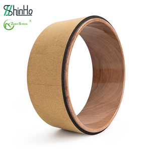 Rueda de Yoga de Corcho para Ejercicios de Fitness, Rueda de Pilates de Madera para Estiramiento, Venta al por Mayor de Fábrica Zhensheng - Product Image 2