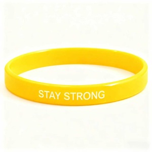 Bracelet en silicone personnalisable de haute qualité avec logo sur mesure – Promotionnel, écologique, sérigraphié, idéal pour les anciens étudiants/cohorts - Product Image 2