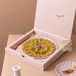 Kunafa/kunafe กล่องช็อคโกแลตบราวนี่ที่มีตัวแบ่งอบเบเกอรี่หวานเค้กมินิกล่องกระดาษแข็งสำหรับการทำขนม - Product Image 2