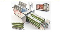 Smart NFT Farms Conteneur d'agriculture d'expédition hydroponique verticale Système hydroponique NFT