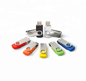 Custom Logo Swivel Twister USB 2.0 <strong>Flash</strong> <strong>Disk</strong> 16GB 32GB 64GB Promotional Thumb Drive New Metal Product - Product Image 3
