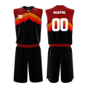 Uniforme de Baloncesto Personalizado de Primera Calidad, Transpirable, de Alta Calidad, Diseño Único, Uniforme de Baloncesto de Alta Calidad 100% Poliéster - Product Image 1