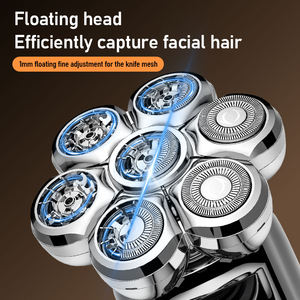 <span class=keywords><strong>Rasoir</strong></span> à tête 7D multifonctionnel pour hommes chauves <span class=keywords><strong>Rasoir</strong></span> à cheveux électrique <span class=keywords><strong>rechargeable</strong></span> 6 en 1 pour hommes <span class=keywords><strong>Rasoir</strong></span> électrique sans fil - Product Image 3