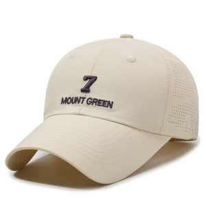 2026 Summer PVC 6-Panel Baseball <b>Cap</b> <b>Quick</b>-<b>Dry</b> Breathable Outdoor Sun Protection Embroidered Female Adult Alphanumeric Text - Product Image 2