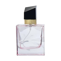 Flacon de parfum/cosmétique en verre coloré de 30 ml, tête de pulvérisation carrée à baïonnette, échantillon de voyage de petite capacité, portable, personnalisable