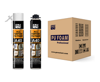 GNS A40 Mousse PU tout usage économique Mousse large gamme pour la construction de bâtiments