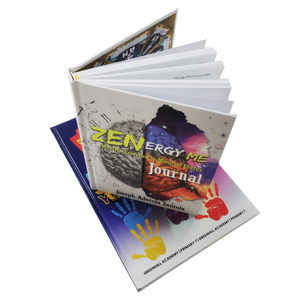 Bán buôn B5 notepad in da máy tính xách tay sách gấp tờ rơi cuốn sách của khách với bìa cứng các tông giấy - Product Image 2