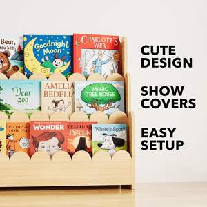 Étagère à livres pour enfants, présentoir à livres pour enfants, organisateur de livres pour enfants - Product Image 6