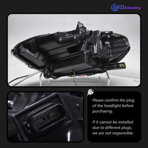 ไฟรถยนต์สำหรับ <span class=keywords><strong>Ford</strong></span> <span class=keywords><strong>Mustang</strong></span> ไฟหน้ารถ LED เลนส์โปรเจคเตอร์2015-2023 DRL ไฟหน้า LED อุปกรณ์เสริมรถยนต์ DRL - Product Image 4