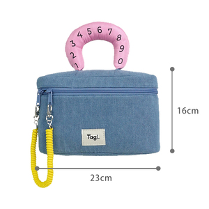 Sac à hot-dogs Tagi Hado à design superposé, organisateur de rangement élégant en tissu Oxford 600D, imprimé sérigraphié, imperméable et spacieux - Product Image 2