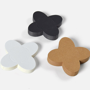Bandeja de papel de cartón negro de 350 g para <span class=keywords><strong>chocolate</strong></span>, soporte plegable para flores, divisor de trufas, inserto para dulces de San Valentín, almohadilla de embalaje - Product Image 2