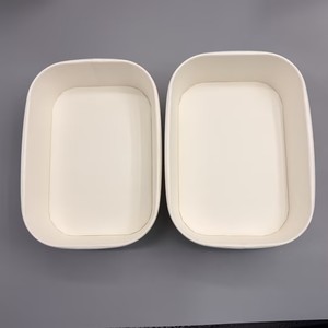 Contenedor de Alimentos de Papel Ecológico con Impresión Personalizada al por Mayor, Tazón Cuadrado para Llevar Ensaladas, Resistente al Calor y al Agua - Product Image 2