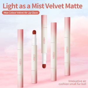 Batom Almofada de Ar Sedoso à Prova d'Água de Longa Duração Exclusivo Maquiagem Cremosa Veludo Matte Brilho Labial - Product Image 5