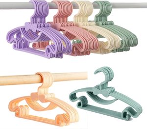 Hot Selling Small Anti-Slip Plastic Multifunctional Hanger for Children's <b>Clothes</b> <b>Rack</b> Kids' Hanger - Product Image 1