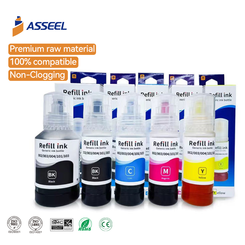 thumbnail image 2 of 512 Ink Refill Bottles For ET-7700/ET-7750 Printers - 5 Color Combo Pack High Yield Ink 2 of 4