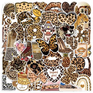 50PCS Fashion <strong>preppy</strong> girl cheetah leopard print <strong>sticker</strong> - Product Image 1